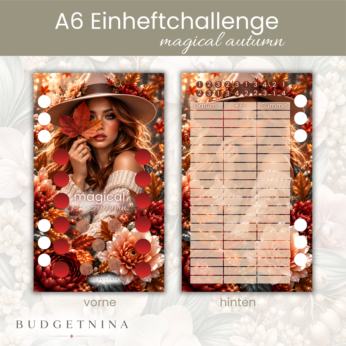 A6 Einheftchallenge magical autumn