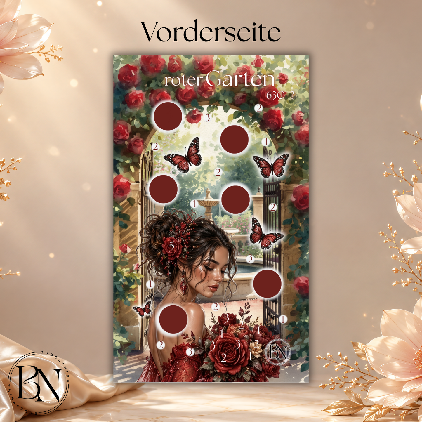 Roter Garten - A6 Einheftchallenge