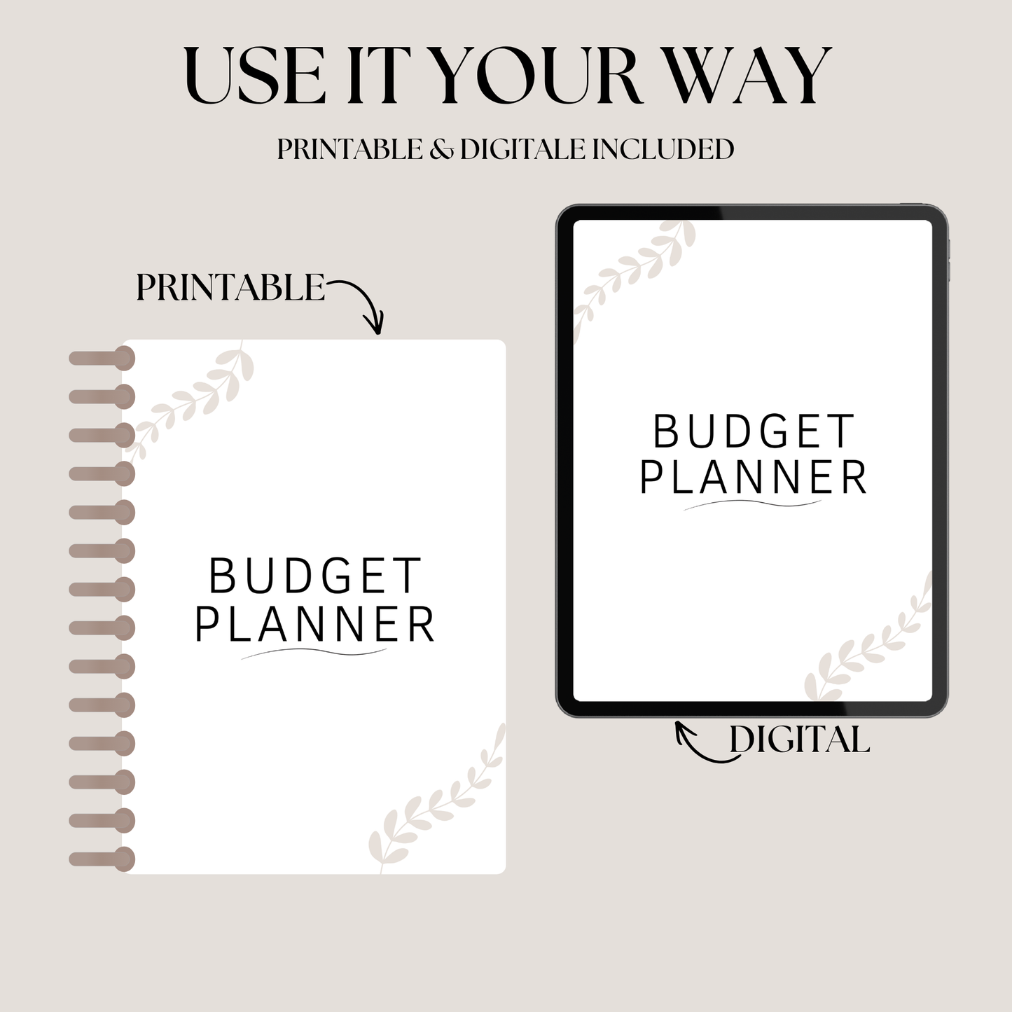 A5 cozy Budget Planner
