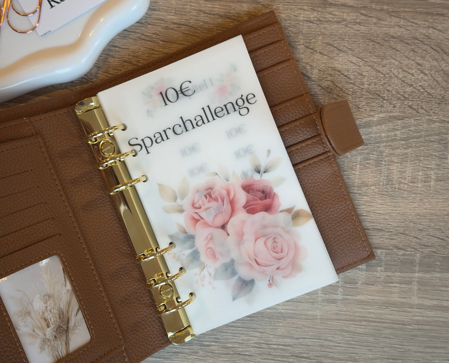 10€ Sparchallenge A6 Budget Binder Spar-Challenge 10€ Budgetind Binder A6 Challenge
