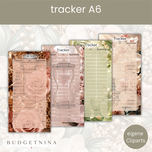 Elegante A6 Budget Tracker
