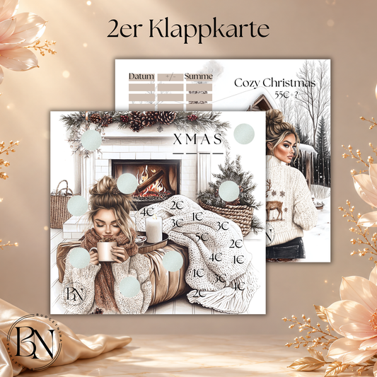 Cozy Christmas - 2er Klappkarte