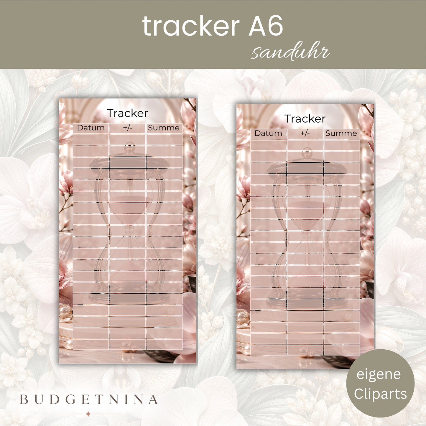 Elegante A6 Budget Tracker