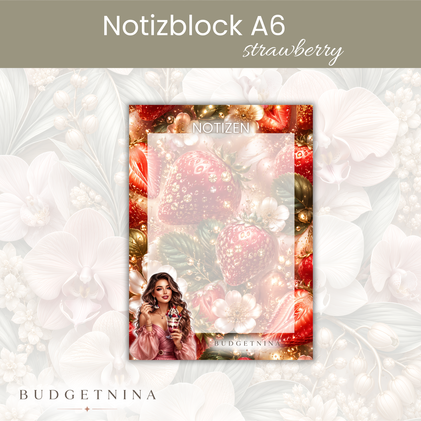 Notizblock A6 - verschiedene Designs