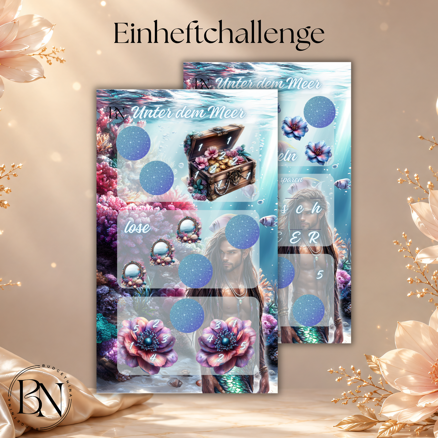 Unter dem Meer- Einheftchallenge A6