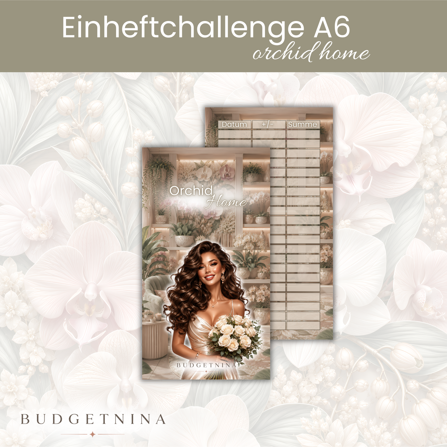 Orchid Home - Einheftchallenge A6