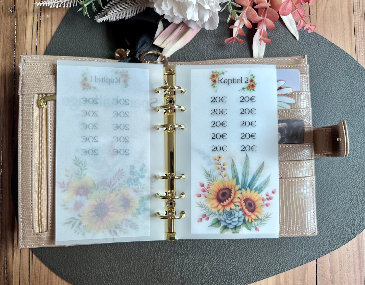 20€ Sparchallenge A6 Budget Binder Spar-Challenge 20€ Budgeting Binder A6