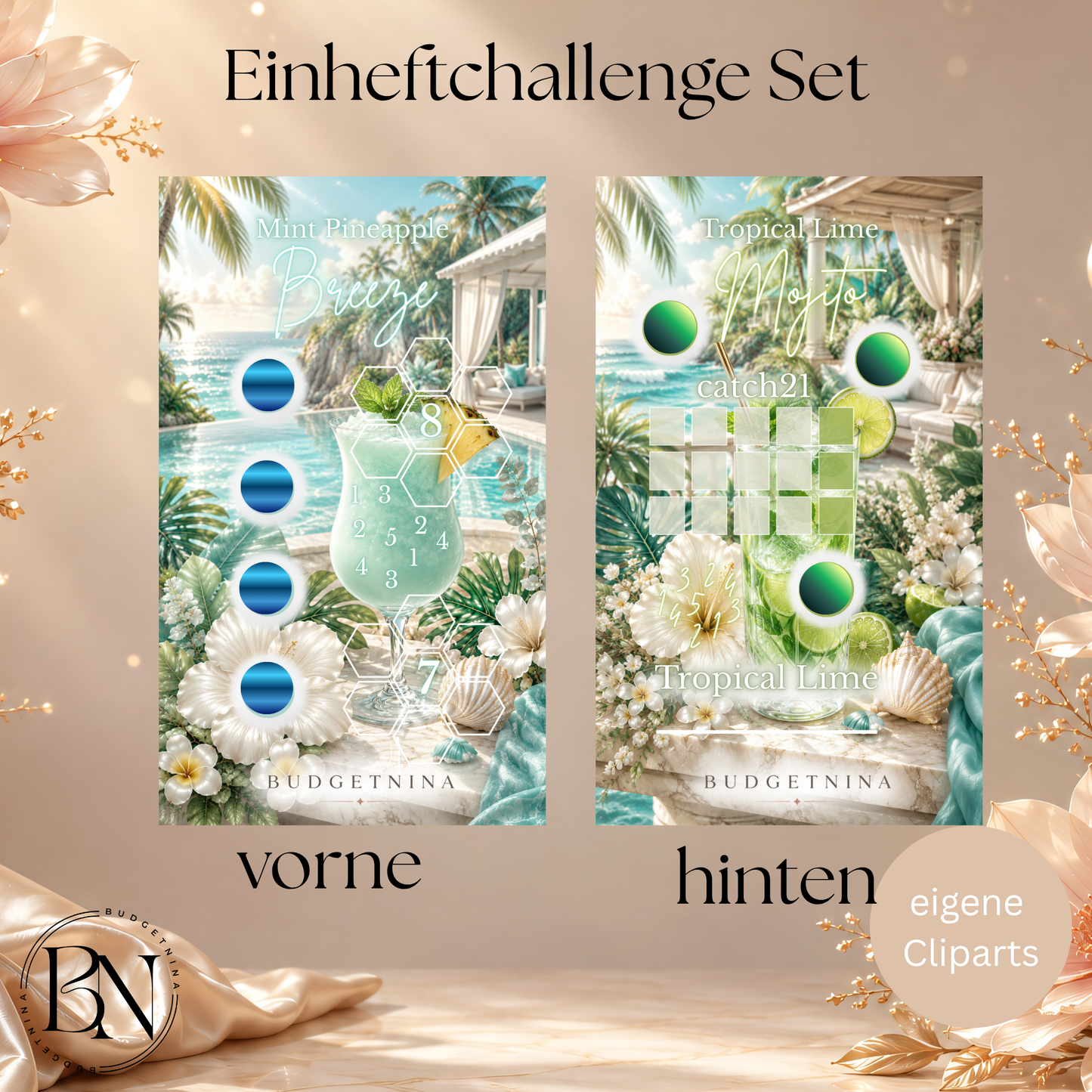 Einheftchallenge-Set „Summer Cocktails“