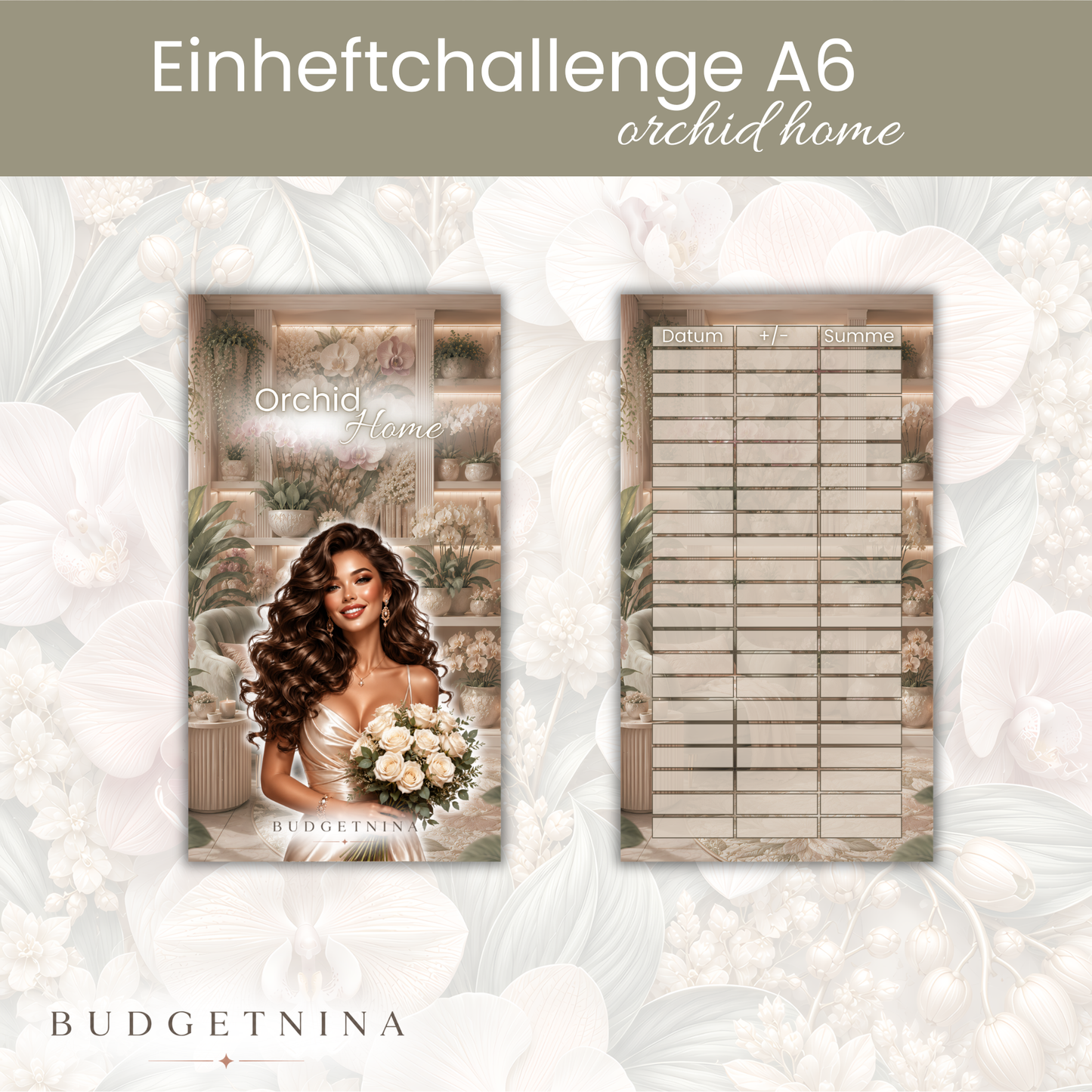 Orchid Home - Einheftchallenge A6