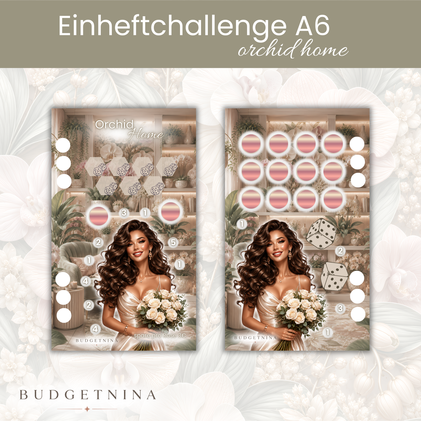 Orchid Home - Einheftchallenge A6