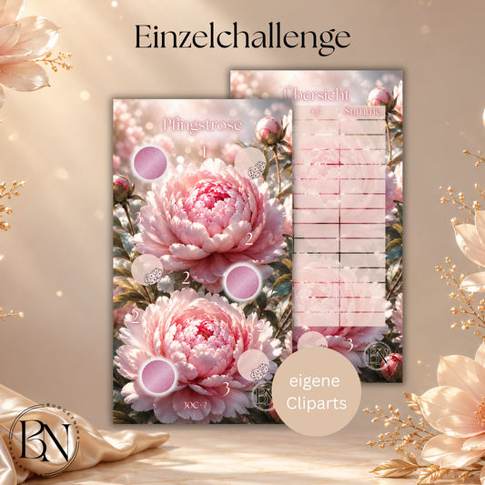 Pfingstrose - Einzelchallenge A6