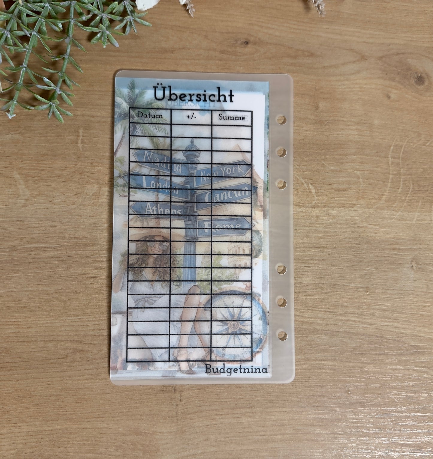 Sparchallenge Set „Urlaubs-Feeling“ – Umschlag & 3 Challenges