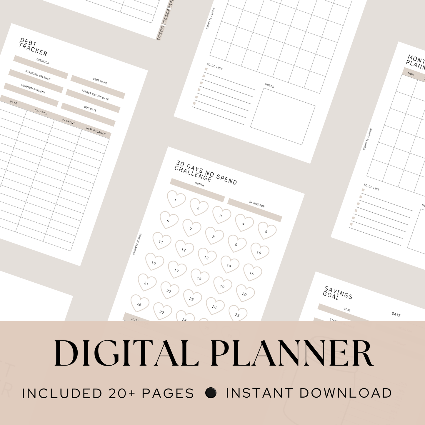 Cozy Budget Planner A4