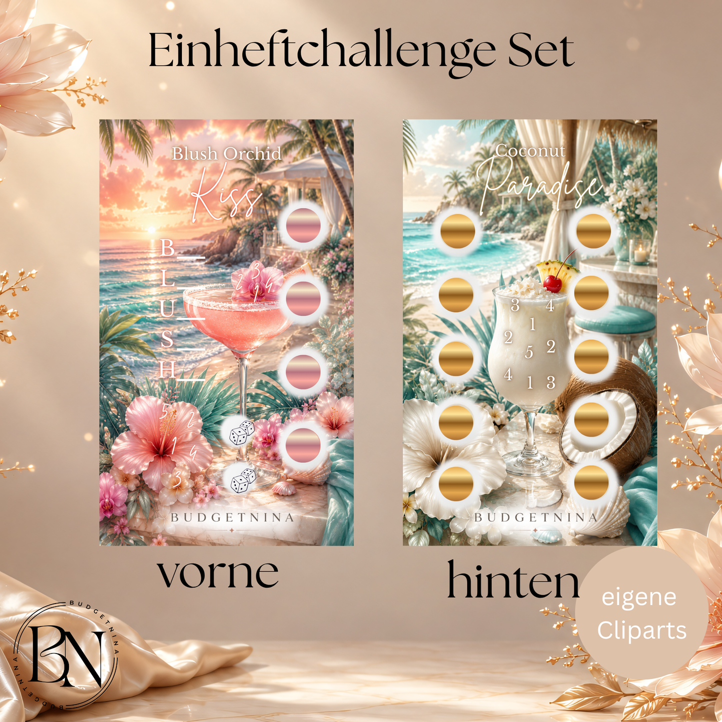 Einheftchallenge-Set „Summer Cocktails“