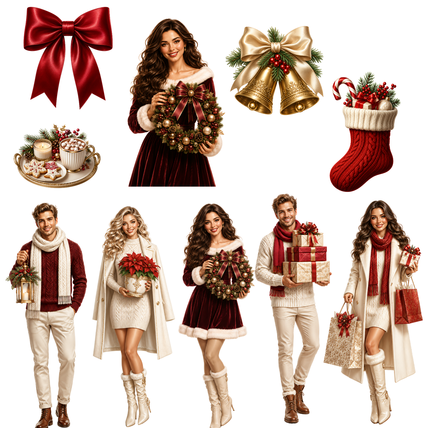 Weihnachten (rot/weiß) - 53 PNG