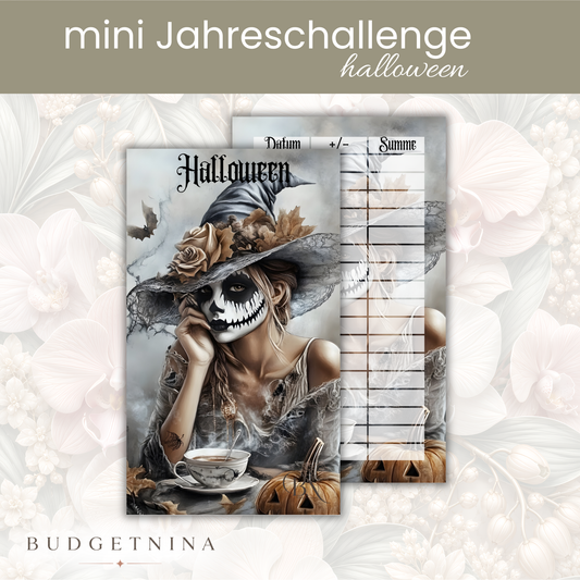 A6 Mini Jahreschallenge Halloween