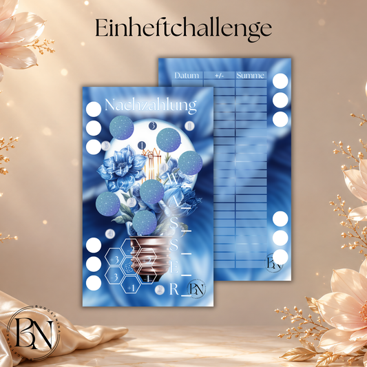 Nachzahlung Wasser - Einheftchallenge A6