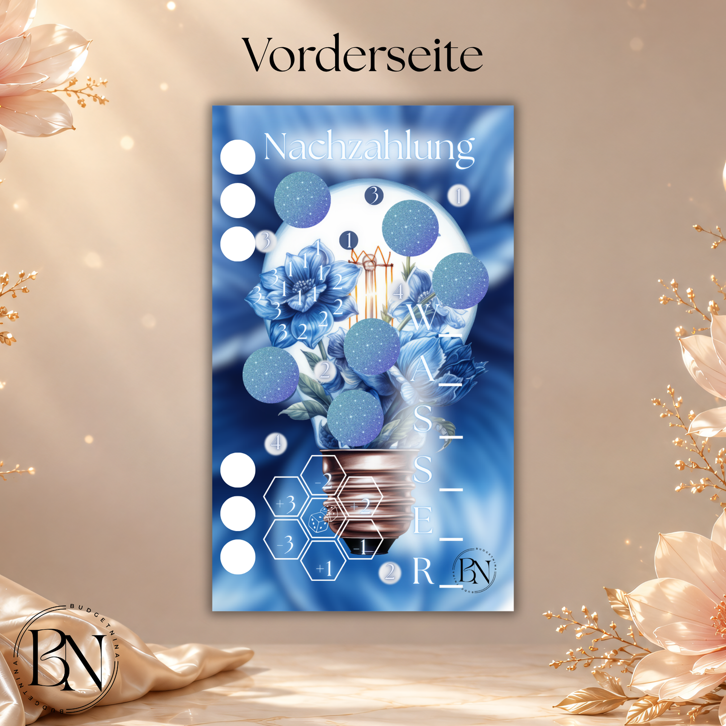 Nachzahlung Wasser - Einheftchallenge A6