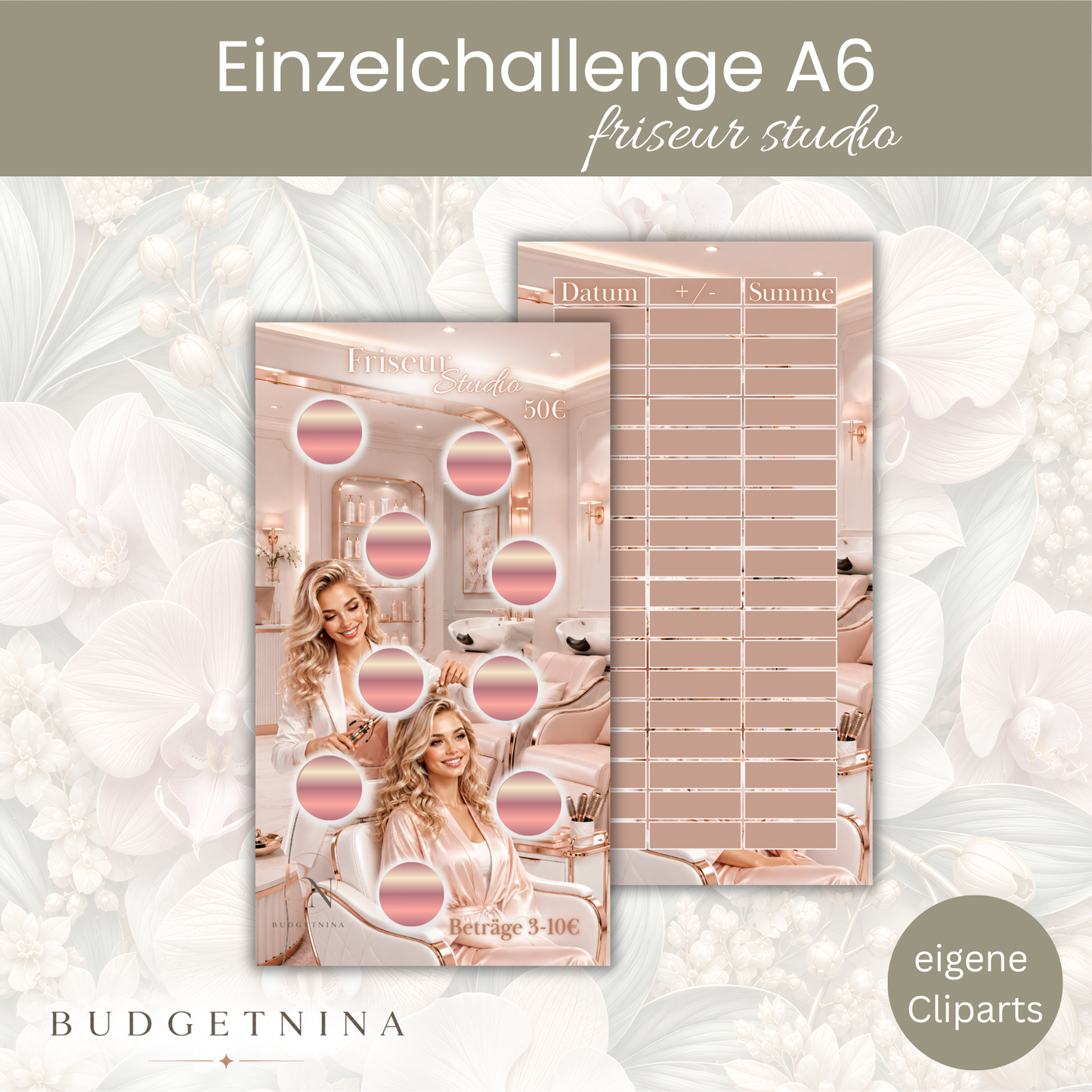 Einzelchallenge "Friseur Studio" – Zweiseitige Beauty Sparchallenge