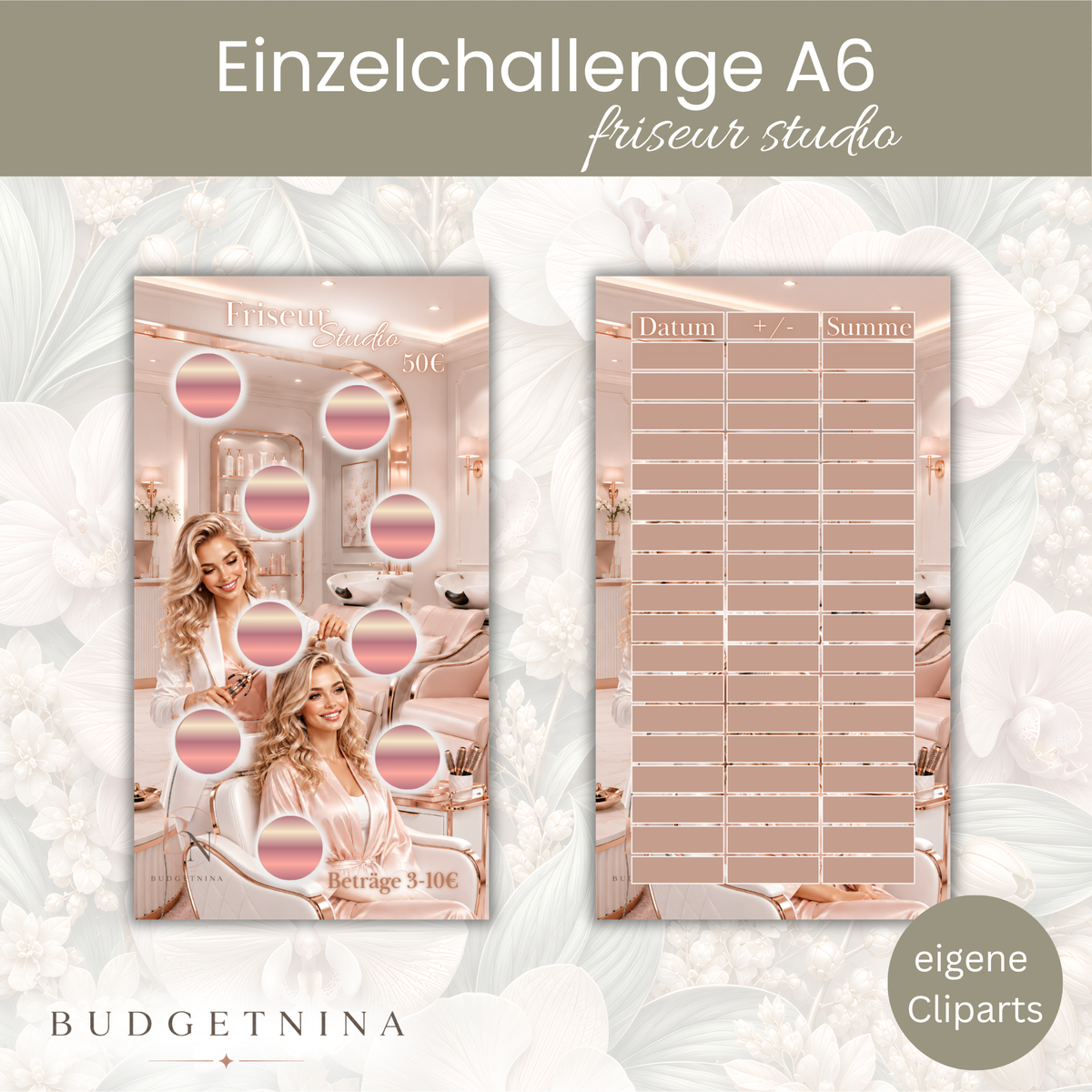 Einzelchallenge "Friseur Studio" – Zweiseitige Beauty Sparchallenge