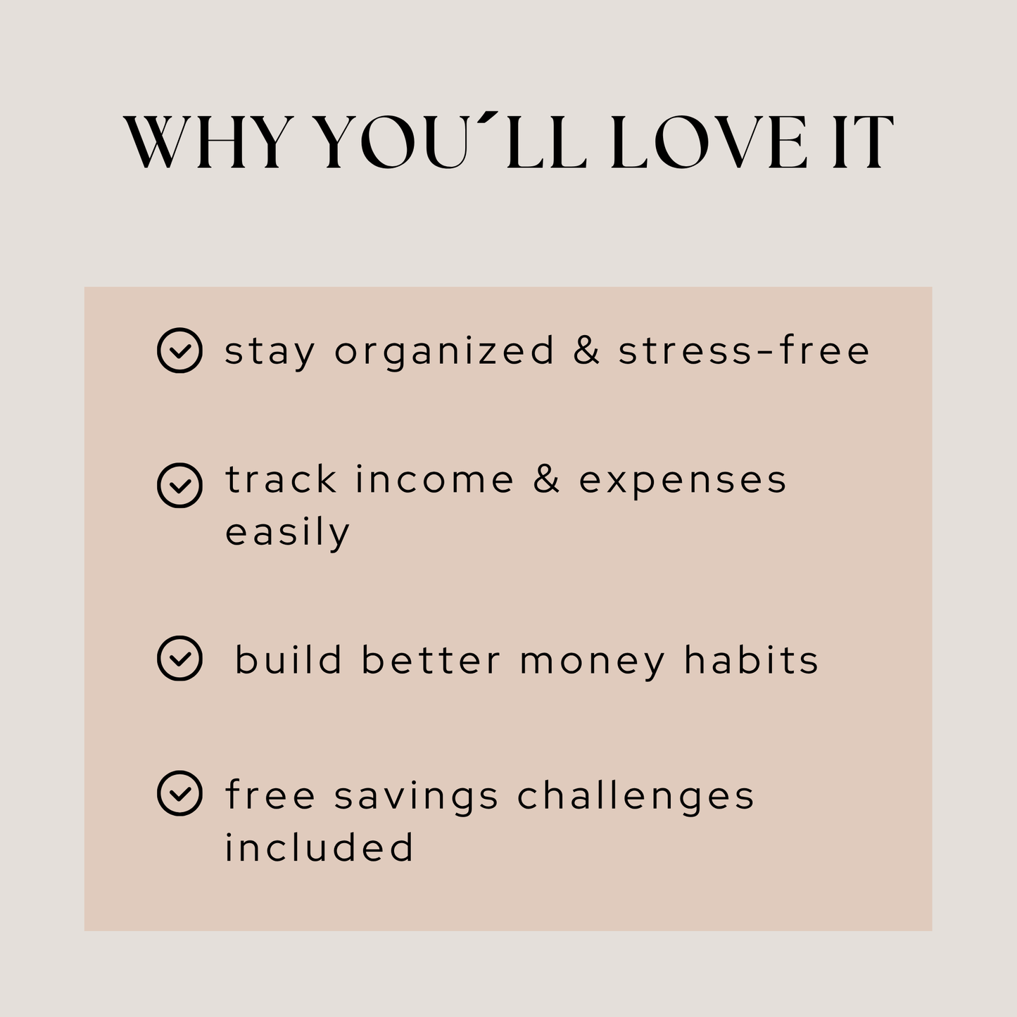 Cozy Budget Planner A4