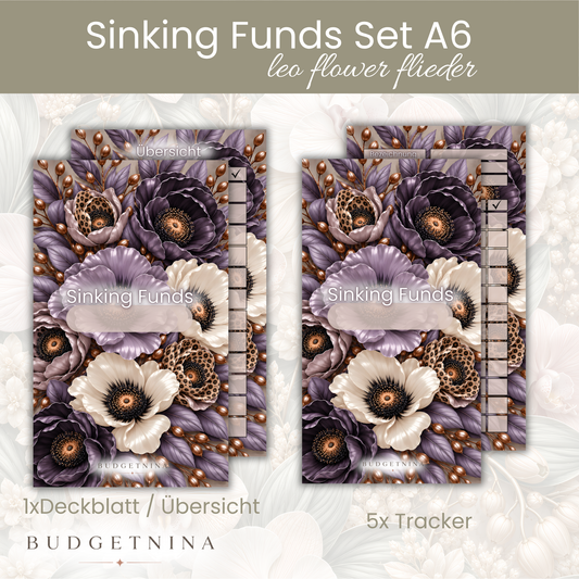 Sinking Funds Set A6 - Leo flower lieder