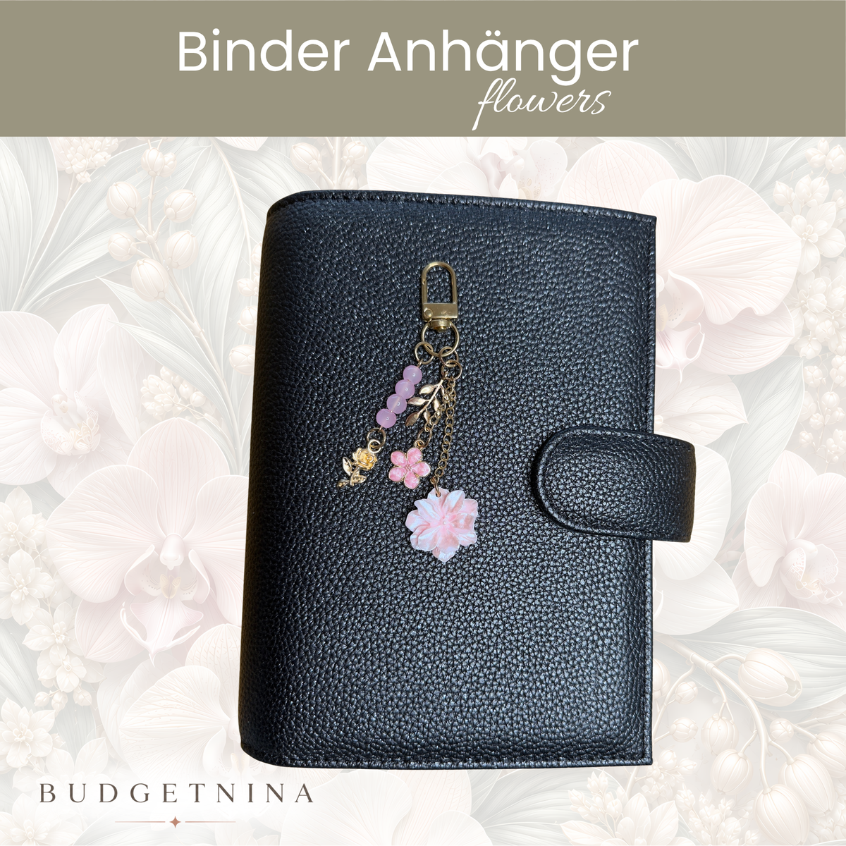 Binder Anhänger flowers