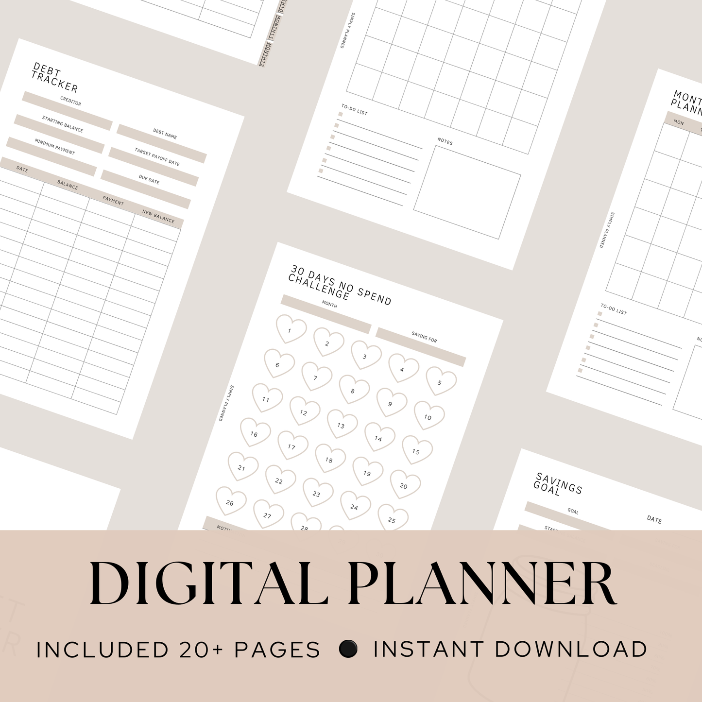 A5 cozy Budget Planner