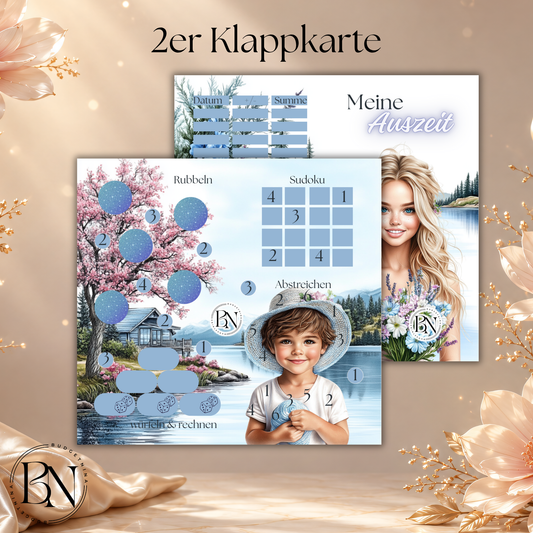 Meine Auszeit - 2er Klappkarte