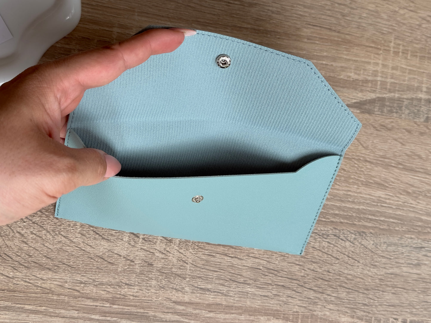Cash Wallet / Geldmäppchen neutral bunt