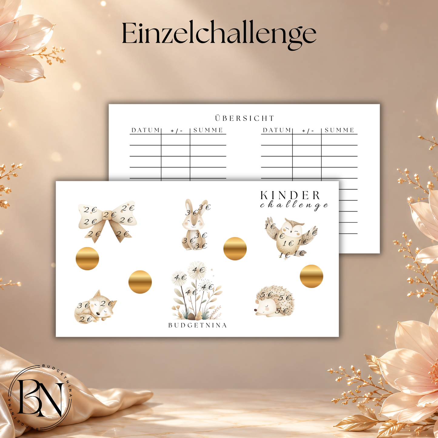 Kinder Challenge A- A6 Einzelchallenge