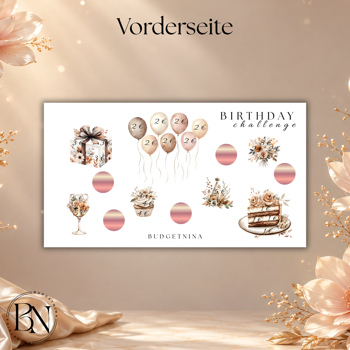 Birthday Challenge  - A6 Einzelchallenge
