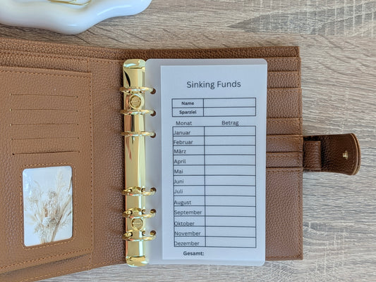 Sinking Funds Umschlag/Tracker