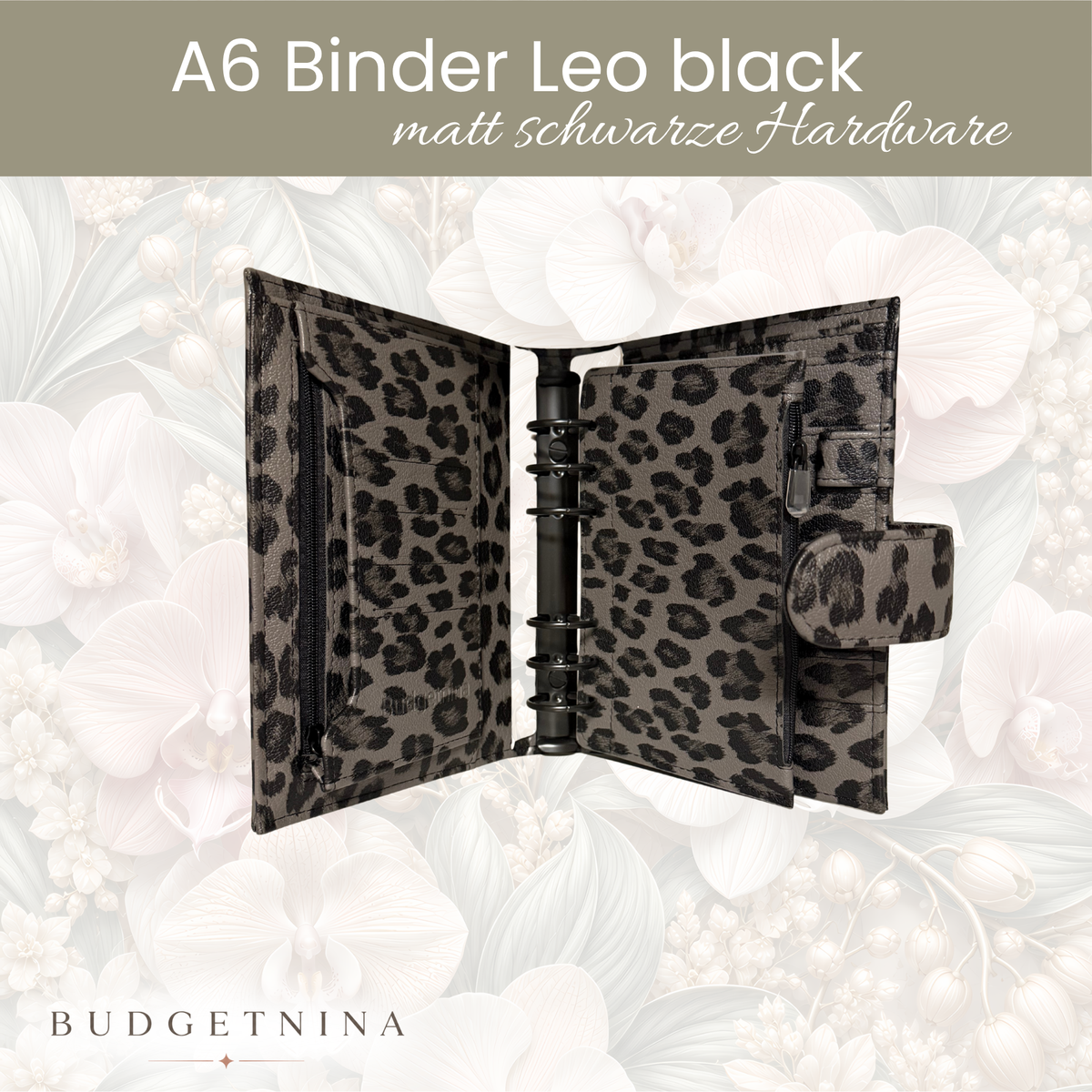 A6 Binder Leo Black