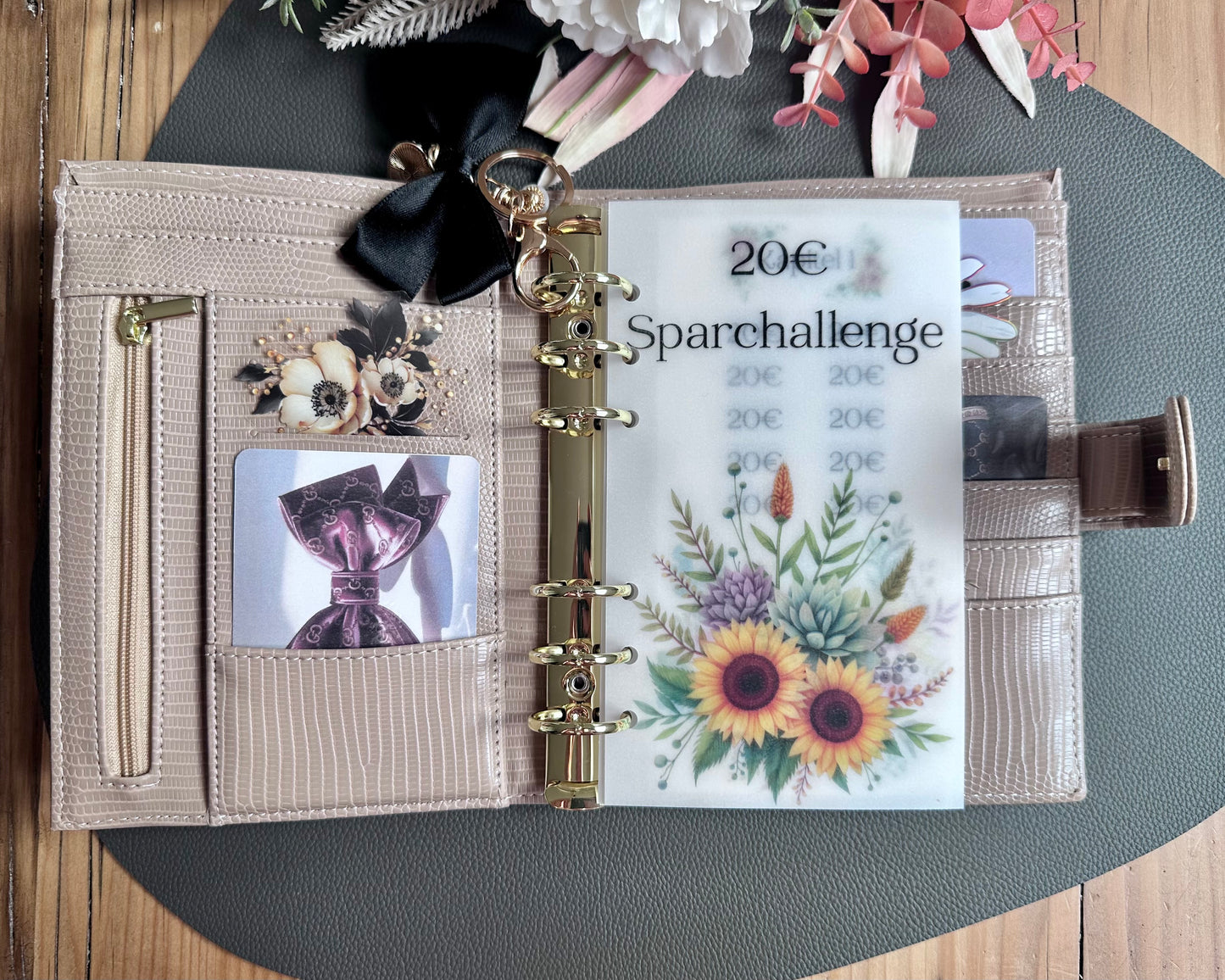 20€ Sparchallenge A6 Budget Binder Spar-Challenge 20€ Budgeting Binder A6