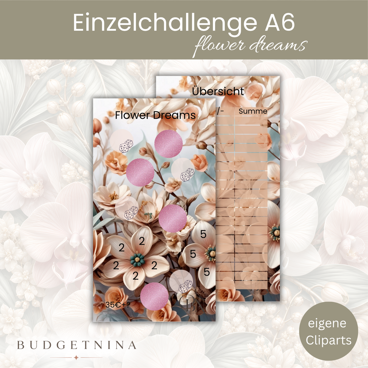 Einzelchallenge Flower Dreams