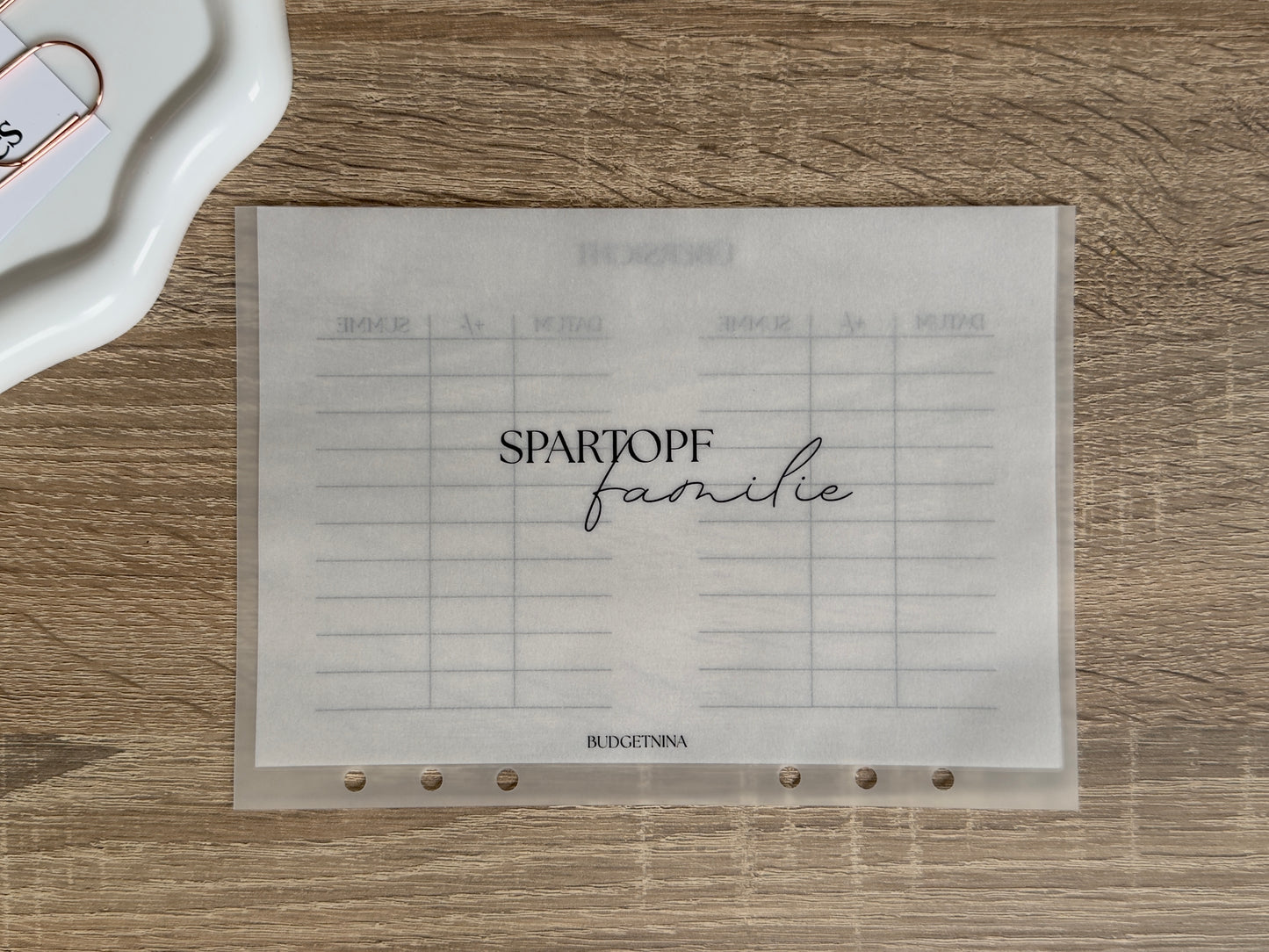 A5 Umschlag Premium „Spartopf“