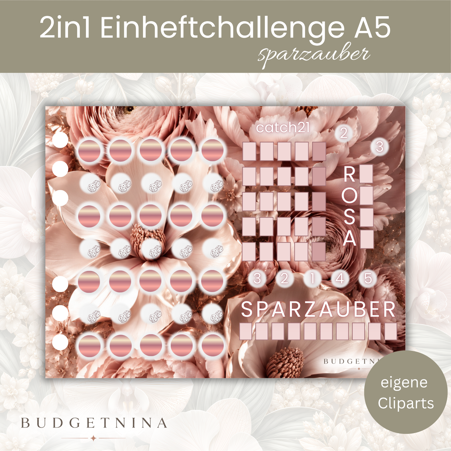 Sparzauber - 2in1 A5 Einheftchallenge