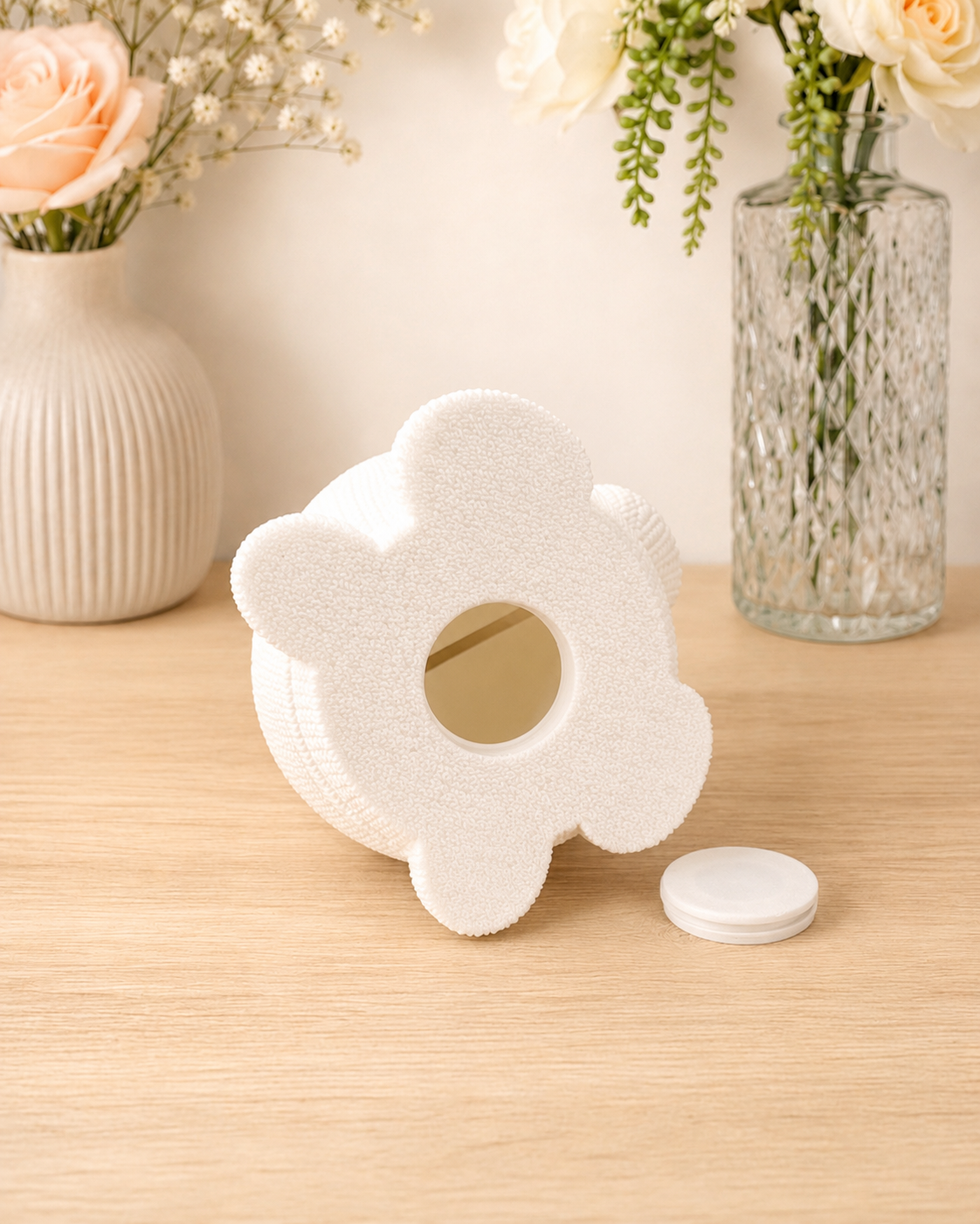 Spardose Hase in Strick-Optik (3D-Druck) – Wiederverwendbar