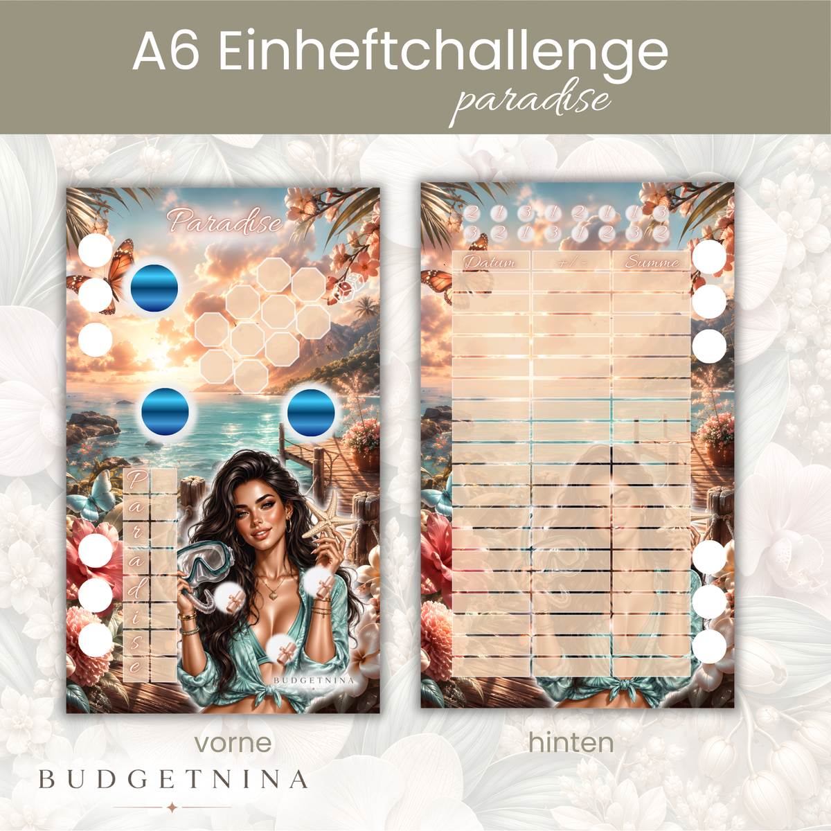 A6 Einheftchallnege