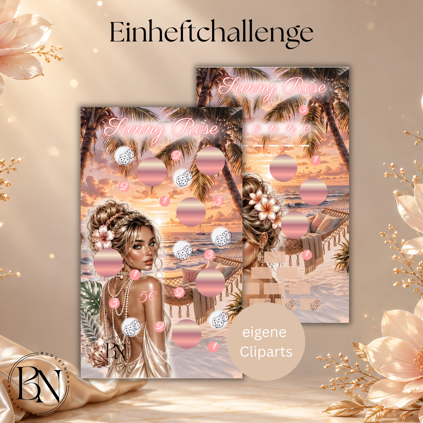 Sunny Rose Einheftchallenge