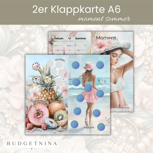 Moment Sommer - 2er Klappkarte