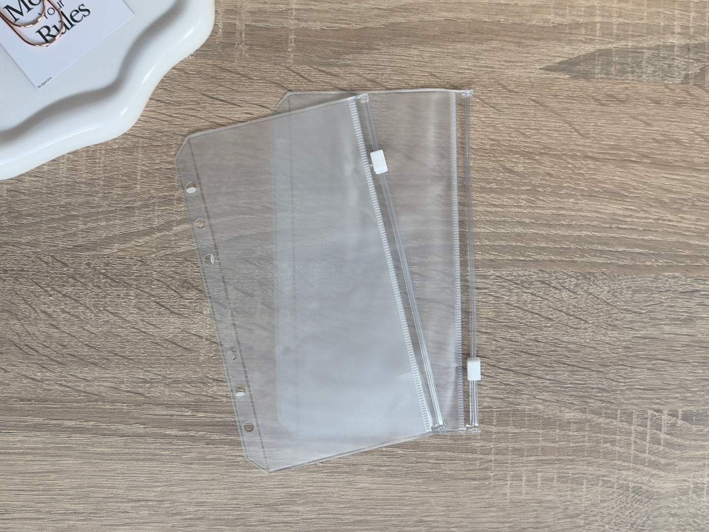 A6 Geldumschläge mit Zip-Verschluss