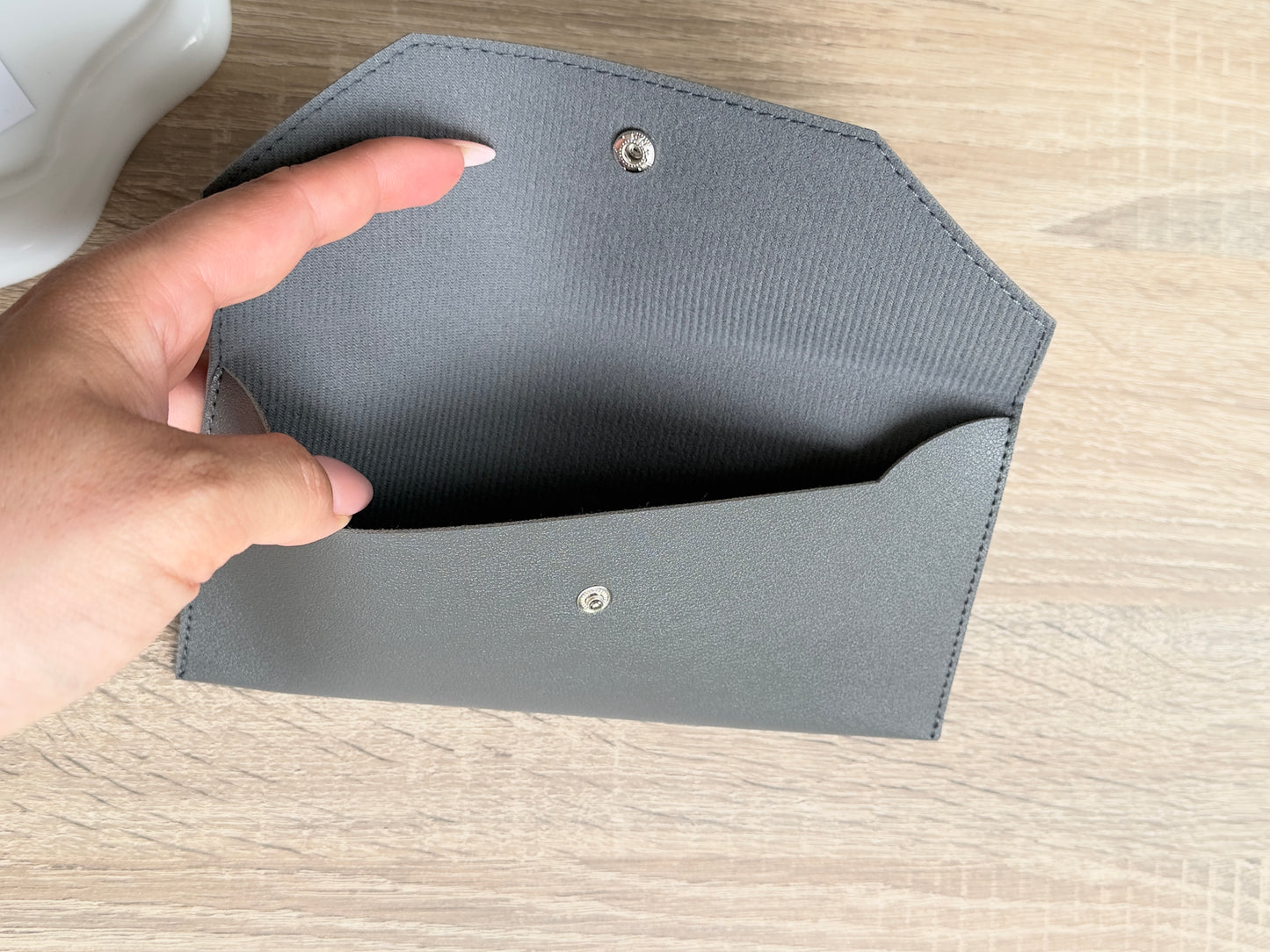 Cash Wallet / Geldmäppchen neutral bunt