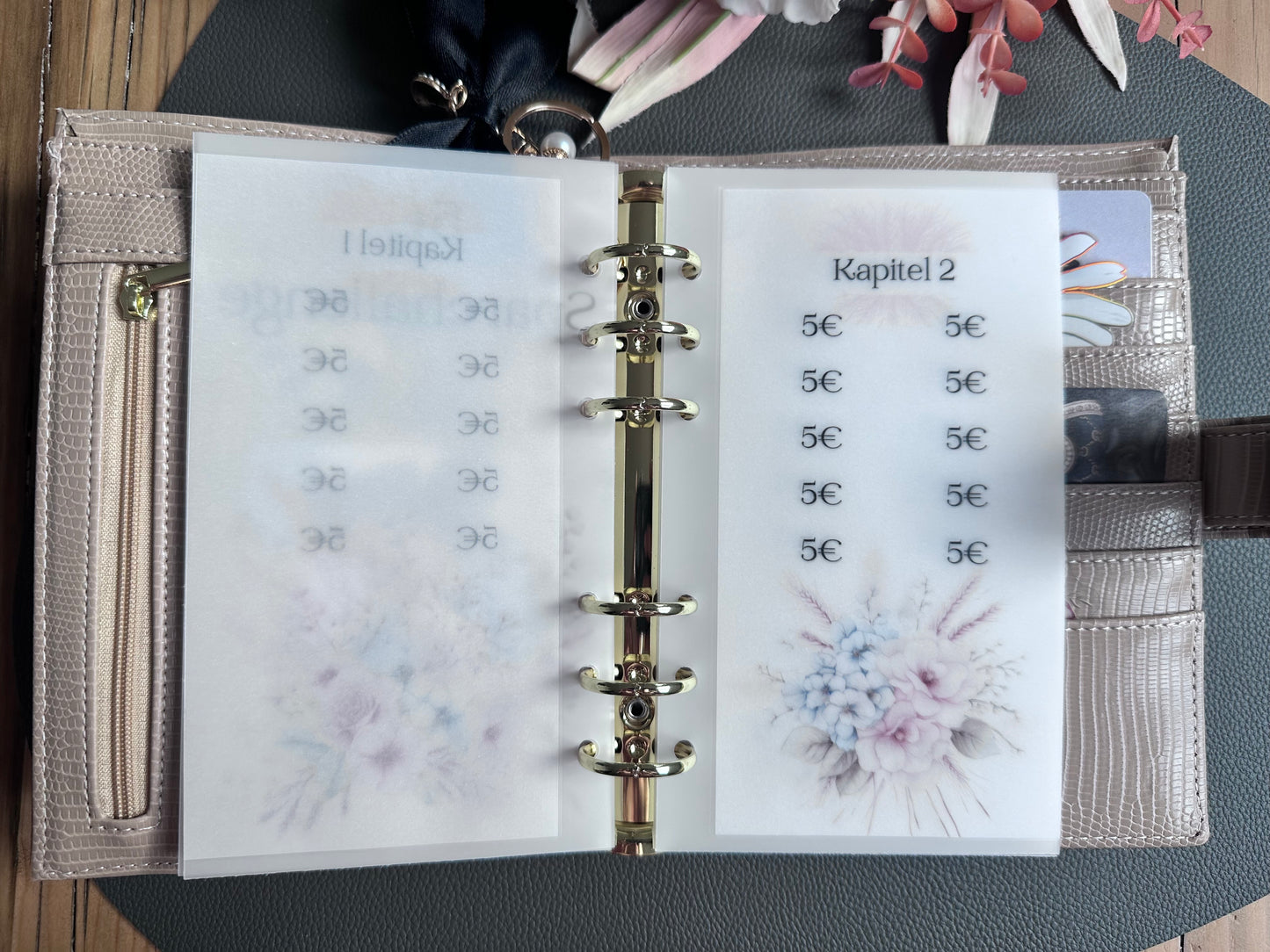 5€ Sparchallenge A6 Budget Binder Spar-Challenge 5€ Budgeting Binder Challenge