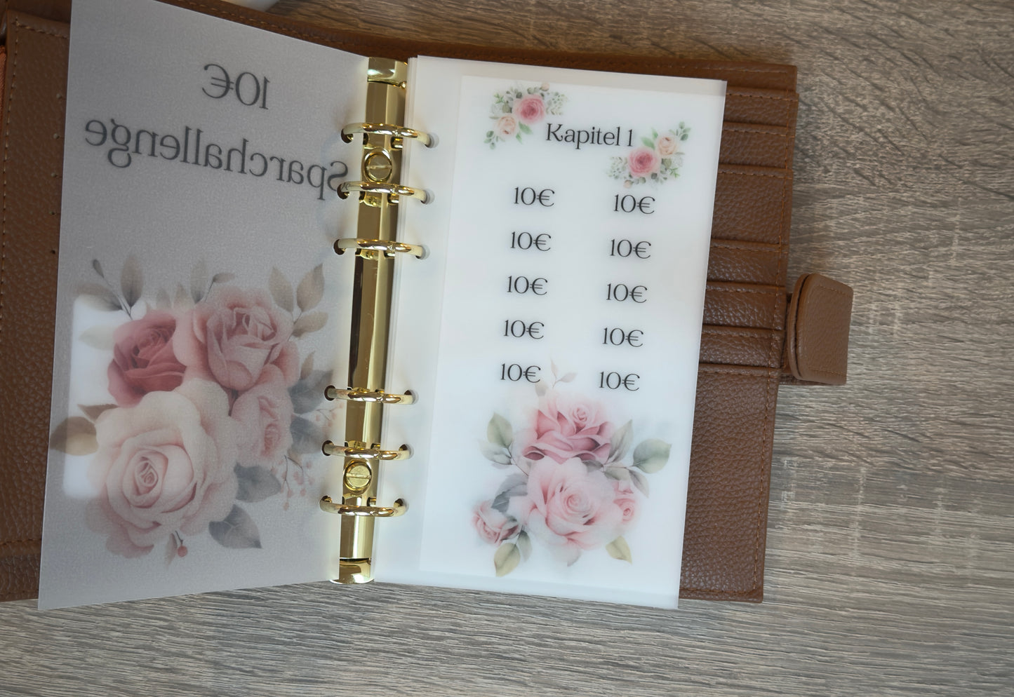 10€ Sparchallenge A6 Budget Binder Spar-Challenge 10€ Budgetind Binder A6 Challenge