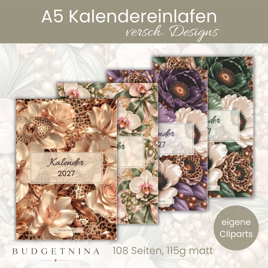 A5 Kalendereinlagen