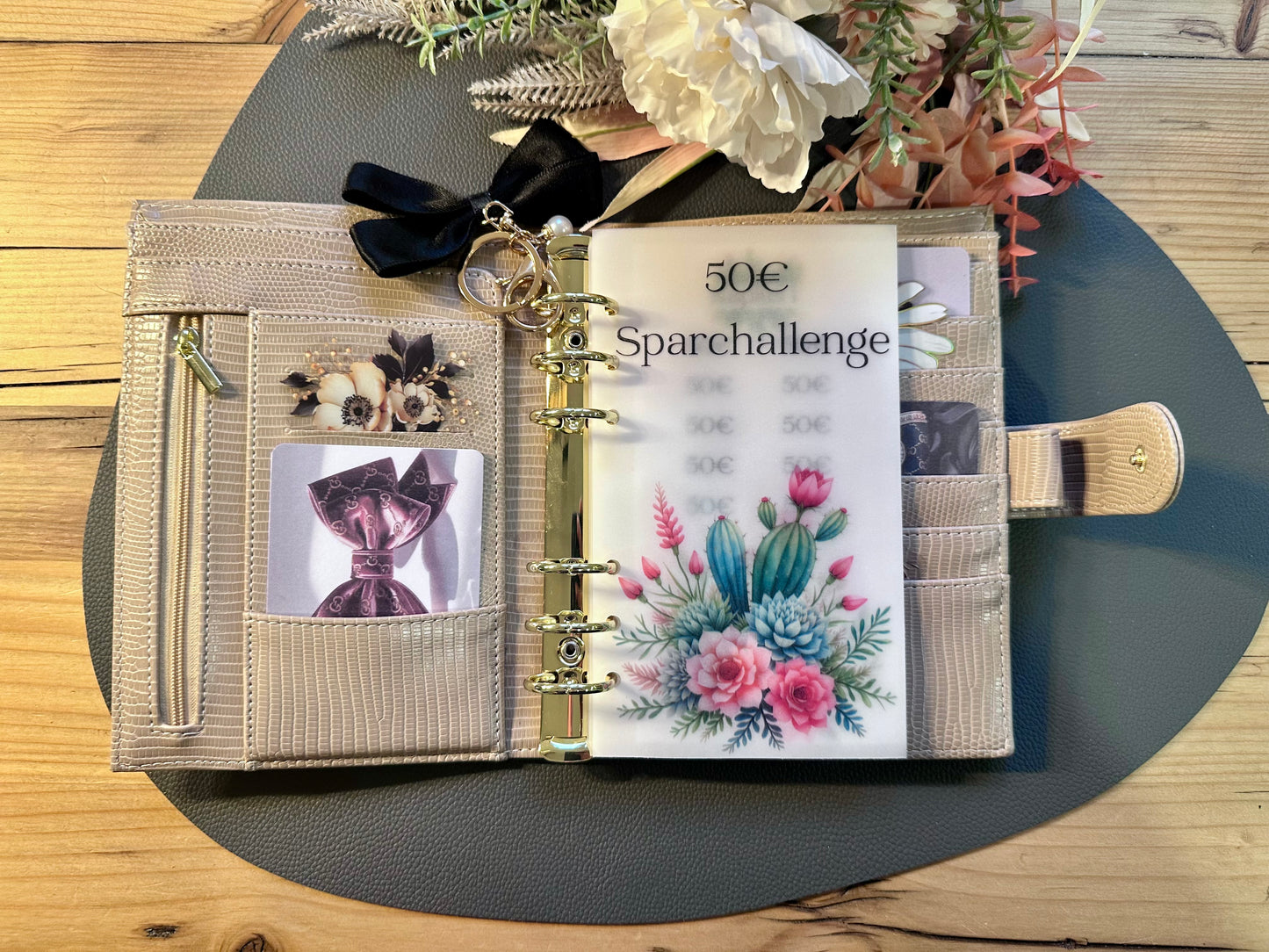 50€ Sparchallenge A6 Budget Binder Spar-Challenge 50€ A6 Budgeting Binder