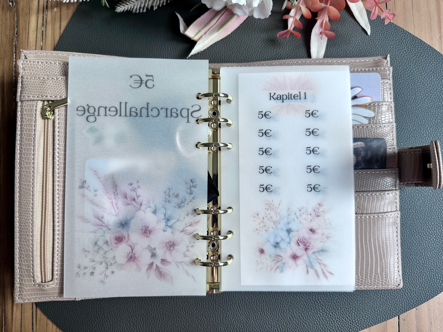 5€ Sparchallenge A6 Budget Binder Spar-Challenge 5€ Budgeting Binder Challenge