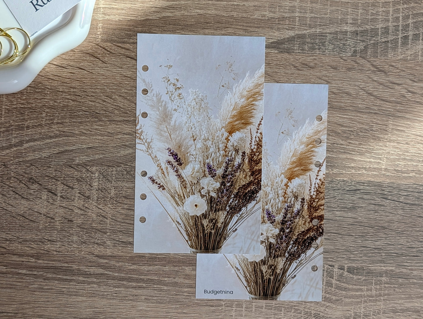 A6 Dashboard Boho Trockenblumen